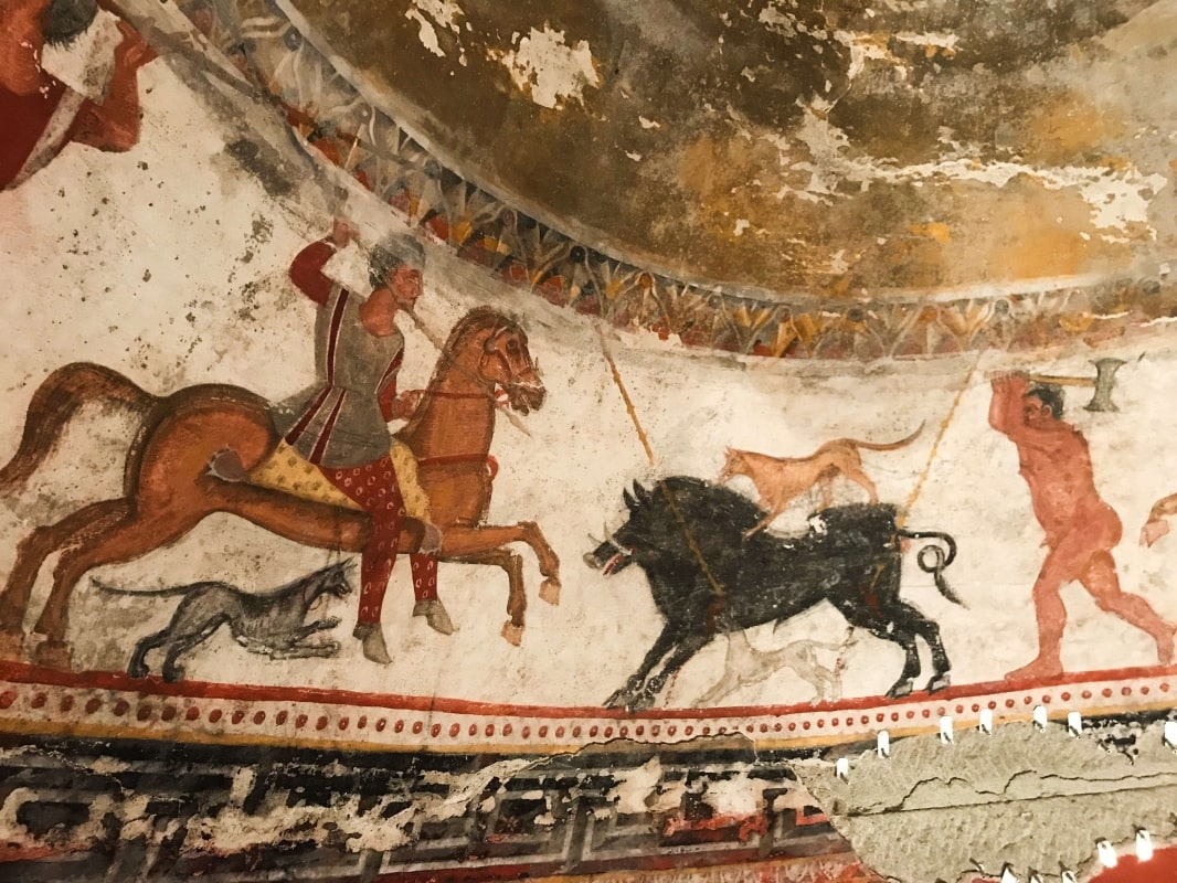 Aleksandrovo Trak Kral Mezarı duvar resimleri