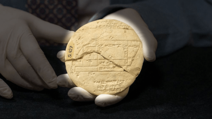 Tarihin en eski kadastro çiziminin olduğu tablet