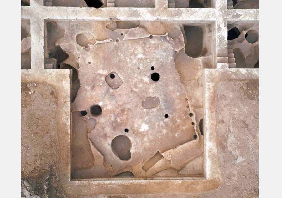 Çin'de bulunan 5000 yıllık beşgen yapı kalıntısı