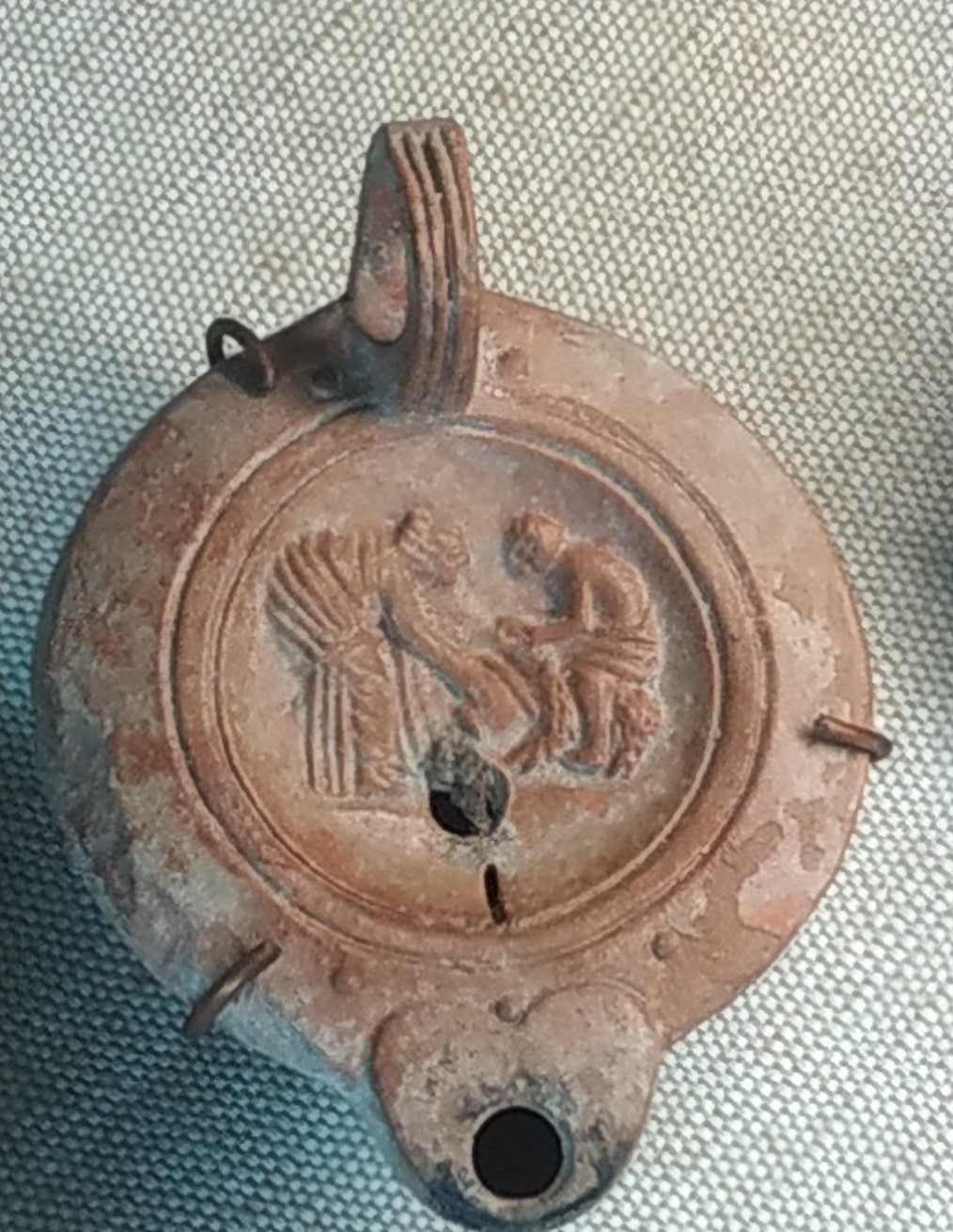 Roma döneminde yatak odasında kullanılan kandil