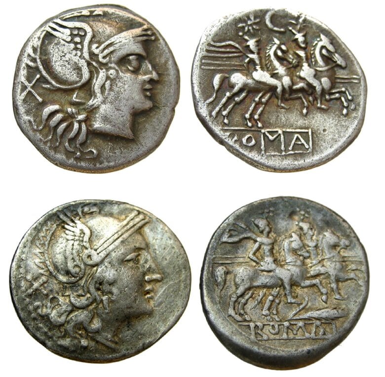 Roma dönemi gümüş sikke 