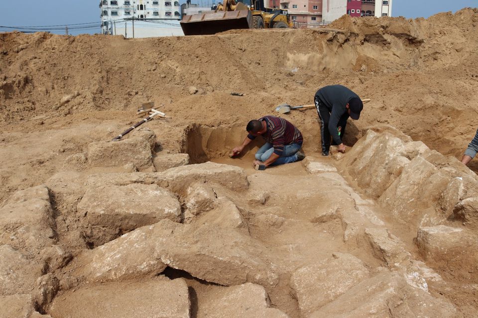 Gazze'de 2000 yıllık Roma mezarları bulundu