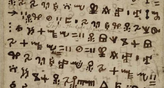 Nadir görülen Afrika Vai dili el yazması