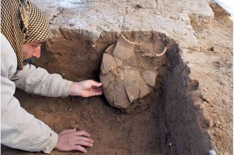 Zakhiku antik kentinde çıkarılan çivi yazılı tabletler