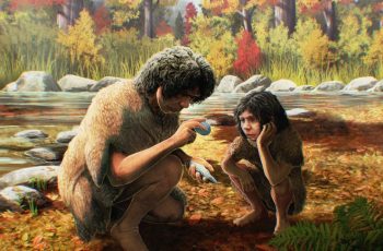 Homo heidelbergensis'in sanatçı rekonstrüksiyonu