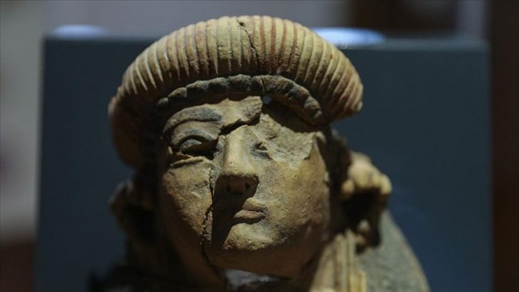 Athena figürünü İzmir Arkeoloji Müzesinde ziyarete açıldı