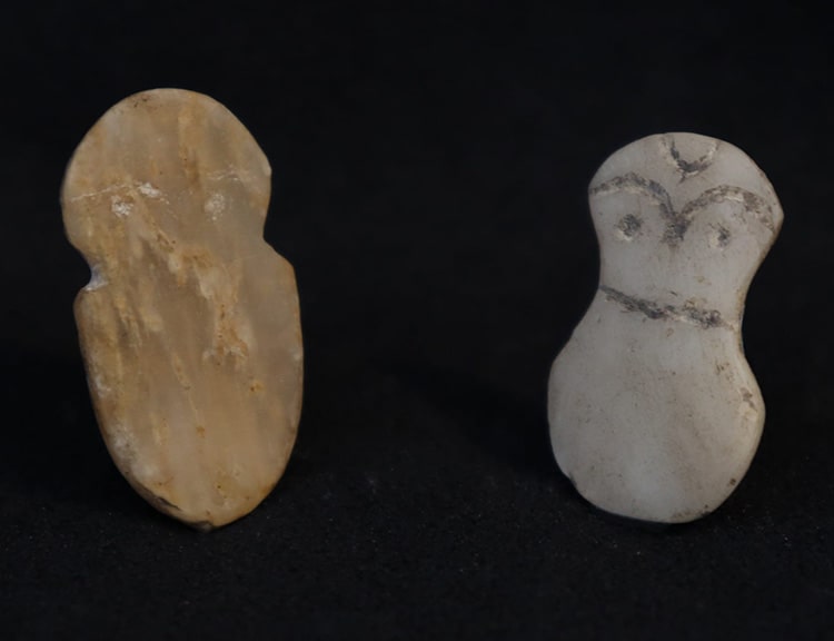 Tavşanlı Höyük kazılarında bulunan 4 bin 200 yıllık idoller