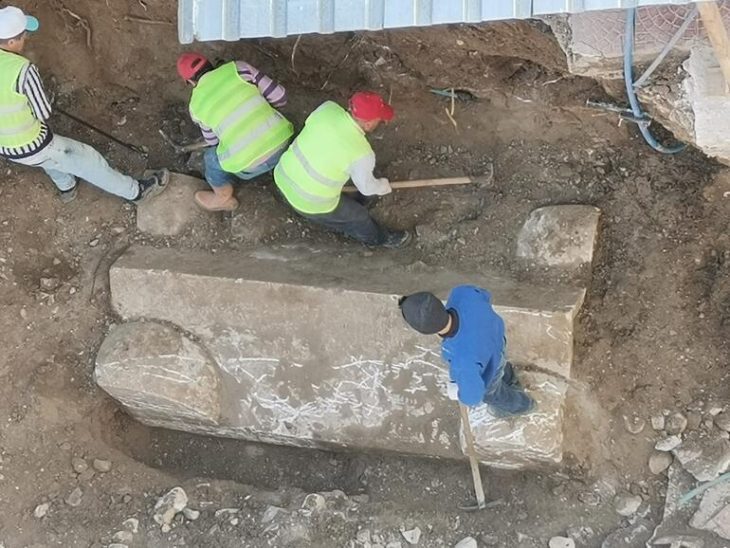 Bolu'da işçiler Roma Dönemi lahit buldular