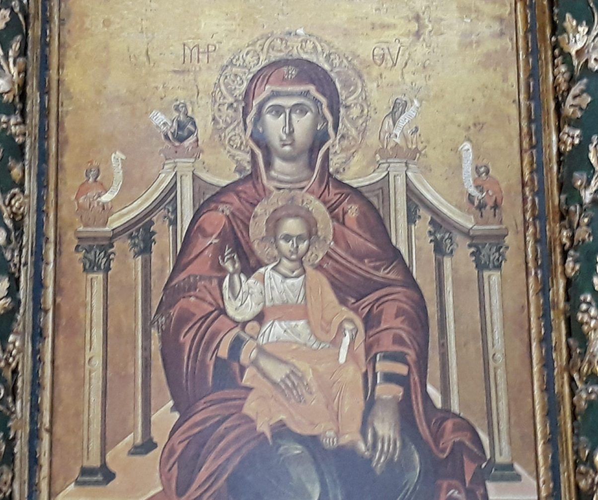 Aya Elenia Kilisesi Hz. Meryem Ana ve Hz İsa ikonası