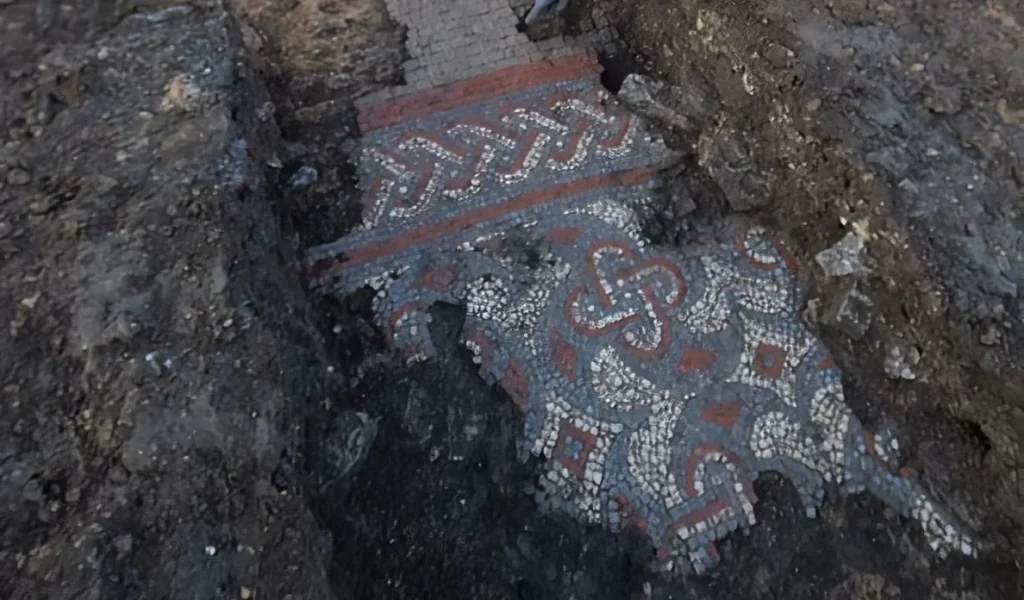 Roman mosaic in Olney