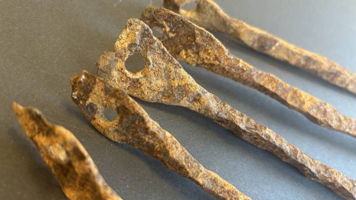 Norveç'te bir kadın, ailesinin evini temizlerken bodrum katında Vikinglere ait 1000 yıllık demir çubuklar buldu