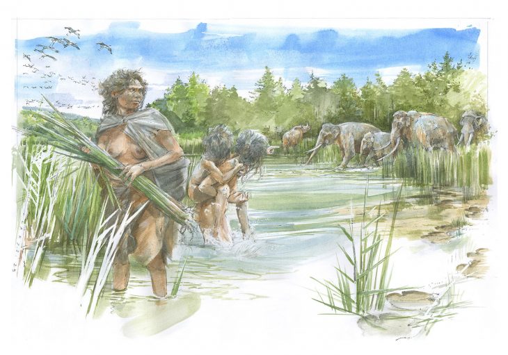 Almanya'da bulunan 300.000 yıllık Homo heidelbergensis ayak izleri