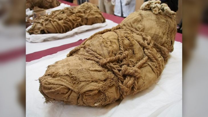 Arkeologlar, Peru'da çoğunlukla çocuklar ve yeni doğanlar olmak üzere demetlere sarılmış 22 mumya keşfettiler