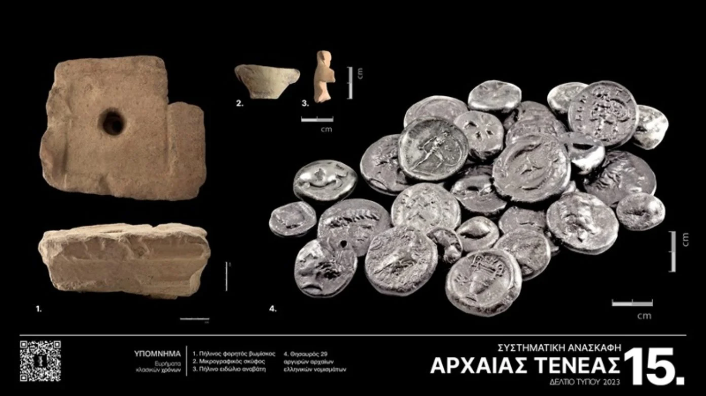 Arkeologlar, MS 2. Yüzyılın en büyük hidrolik eserlerinden biri olan Hadrian Su Kemeri'nin bir kısmını ve son derece nadir bulunan Yunan sikkelerini ortaya çıkardılar