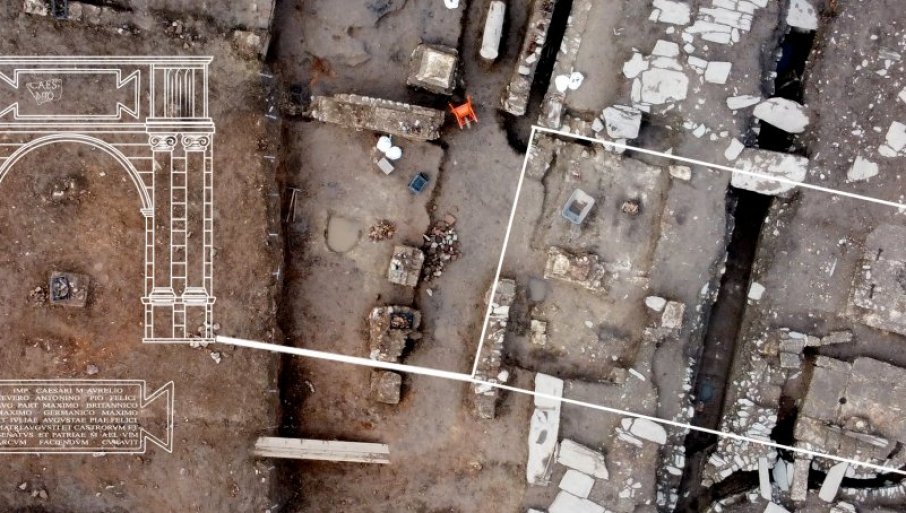 Sırp Arkeologlar, İmparator Caracalla'ya Adanmış Roma Zafer Takı'nı Ortaya Çıkardı