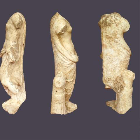 Aspendos Antik Kentinde 2000 Yıllık Zeus ve Afrodit Heykelleri Bulundu