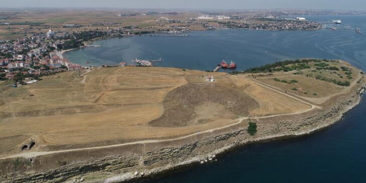 Perinthos Antik Kenti'nde su altında yapılan araştırmalarda gemi enkazı tespit edildi