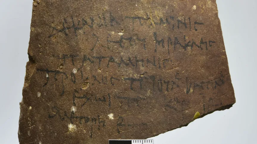 Polonyalı arkeologlar, Berenike'de Romalı yüzbaşılarının mektuplarını içeren papirüsler buldu