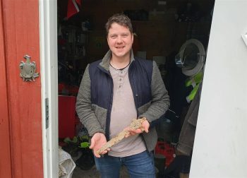 Norveç'te tarlada çalışan bir çiftçi, nadir bir Viking Kılıcı keşfetti
