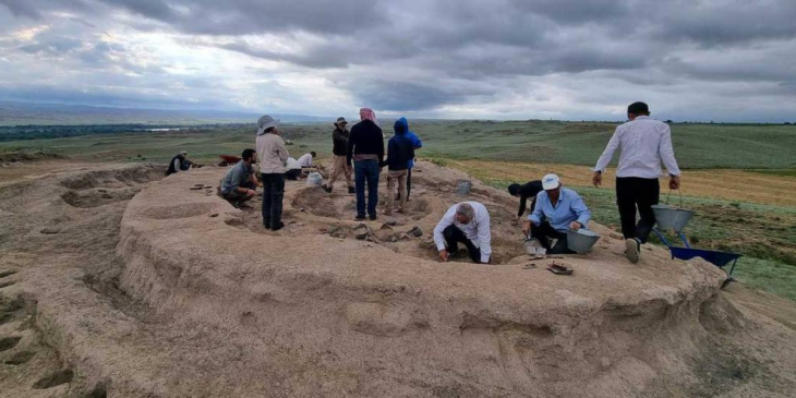 Azerbaycan'da göçebelerin kullandığı 3500 yıllık dinlenme yeri keşfedildi