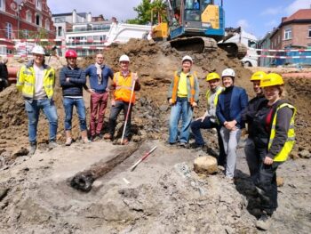 Leuven’de Roma Dönemine Ait Ahşap Su Borusu Gün Yüzüne Çıkarıldı